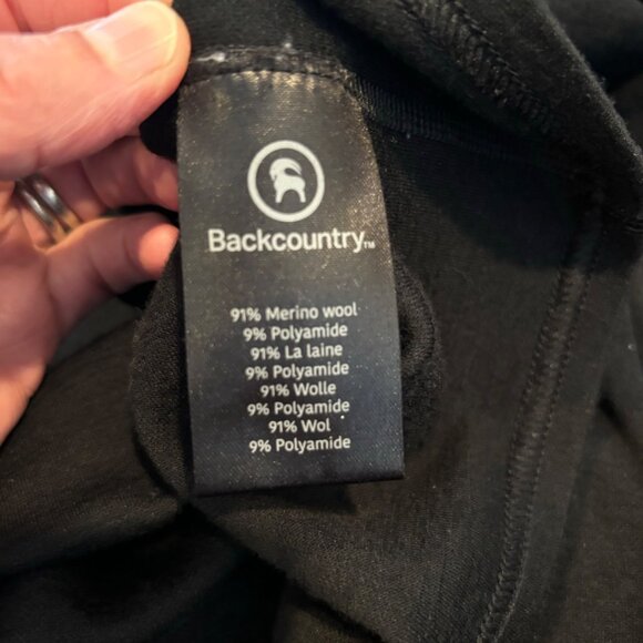 Backcountry Wool Blend Long Sleeve Midweight Top Size Large - Picture 4 of 7